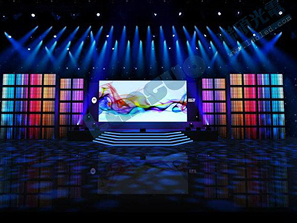 会堂及大舞台上的背景led显示屏做多大尺寸合适？